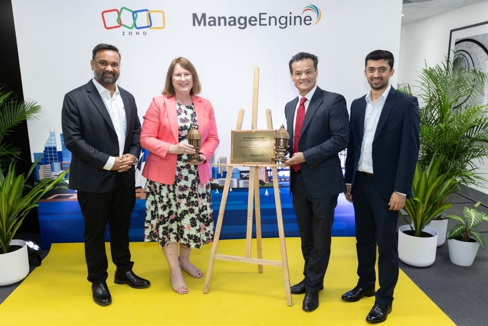 Vinayak Sreedhar, ManageEngine’s Country Head for Australia and New Zealand, Donna Davis MP, Member for Parramatta, The Hon. Anoulack Chanthivong, NSW Minister for Industry and Trade, Rakesh Prabhkar, Zoho’s General Manager for Australia and New Zealand.