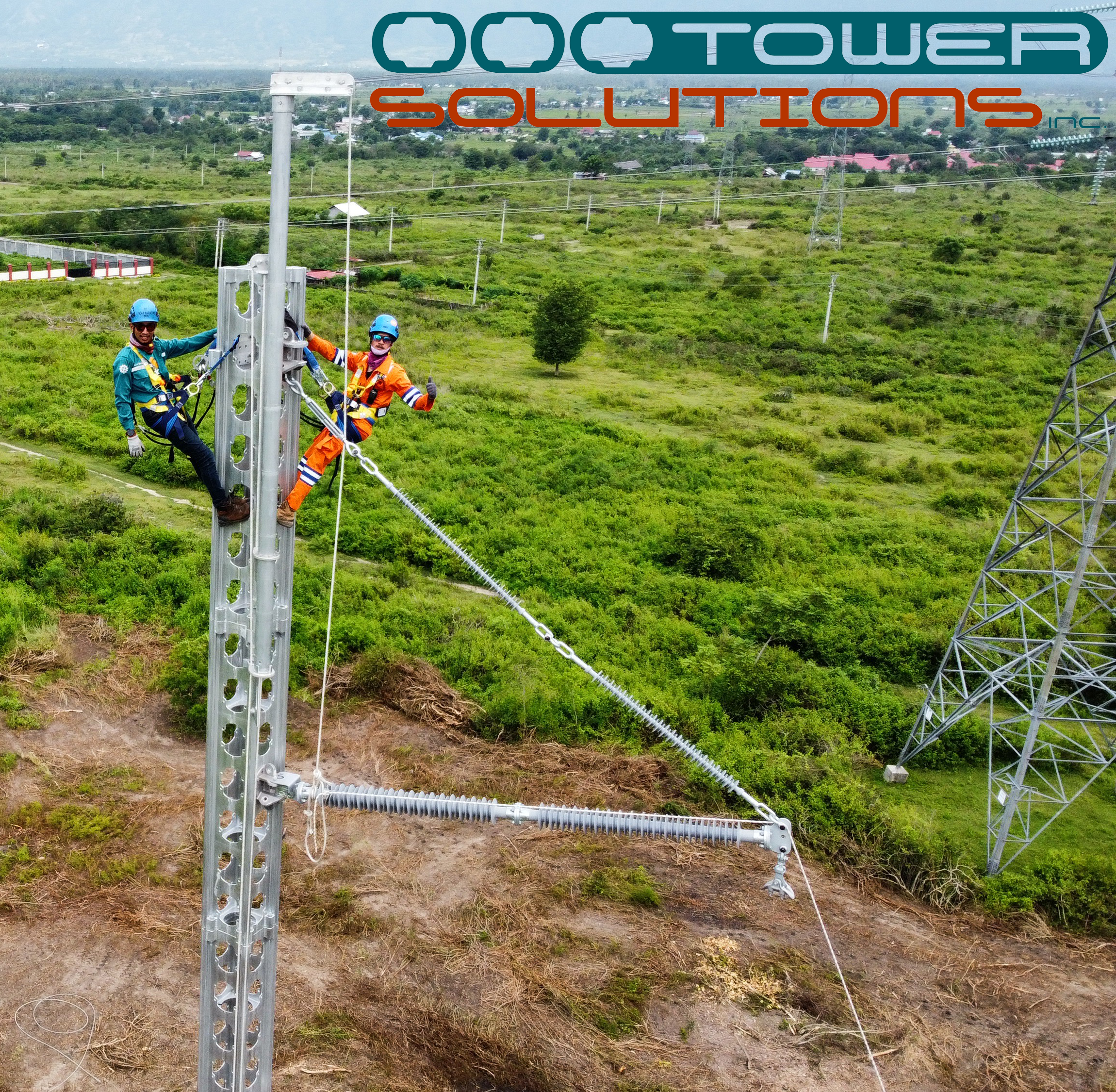 Tower Solutions’ kits enable a fully equipped, 37-metre, electricity transmission tower to be deployed in just hours.