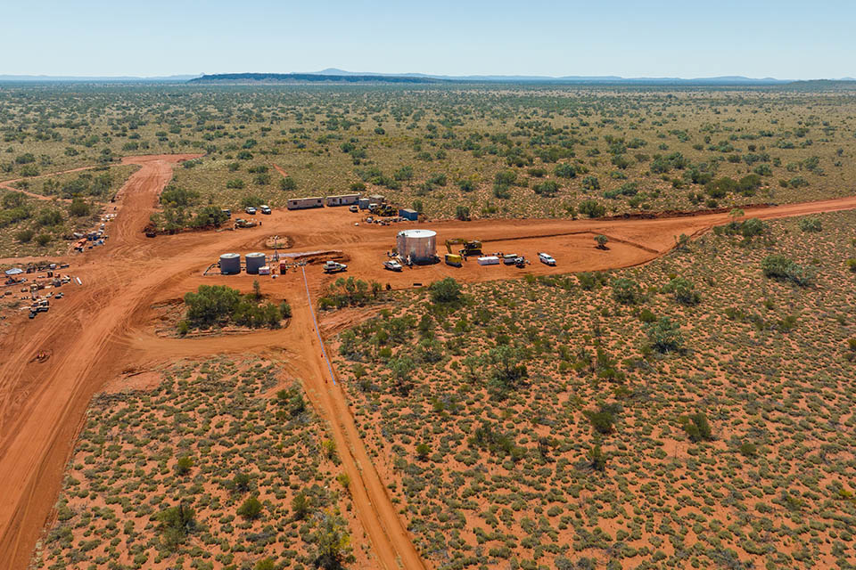 Aerial view of Rare Earths project at Arafura