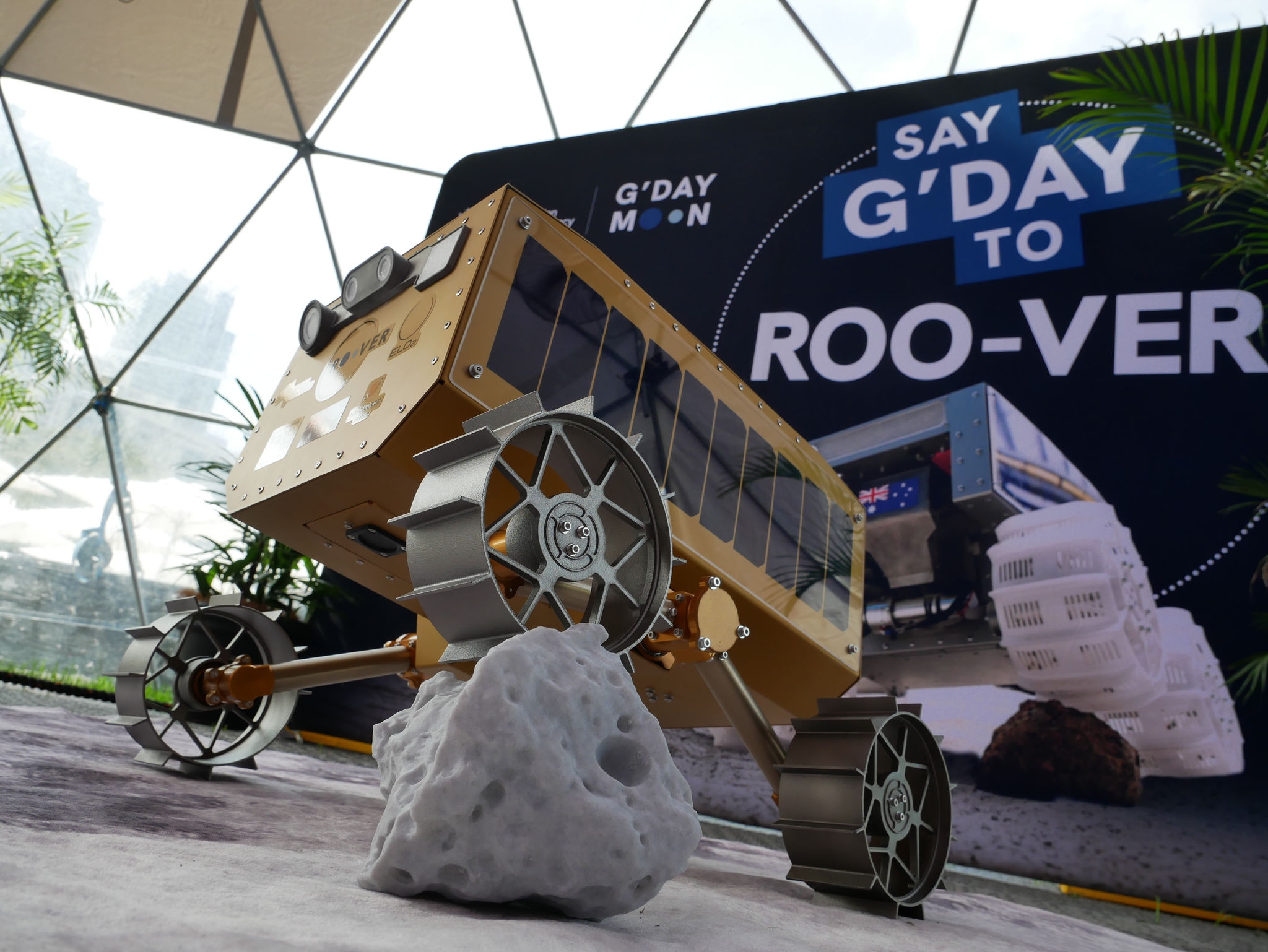 The latest Roo-ver prototype, which will be the first Australian-made rover on the Moon’s surface.