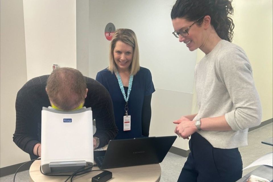 Retinal screening at OSU Outpatient Care in Ohio, USA