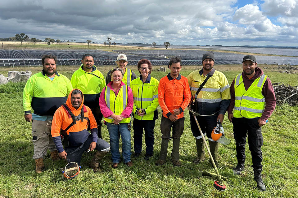 Group of ACEN workers in the field